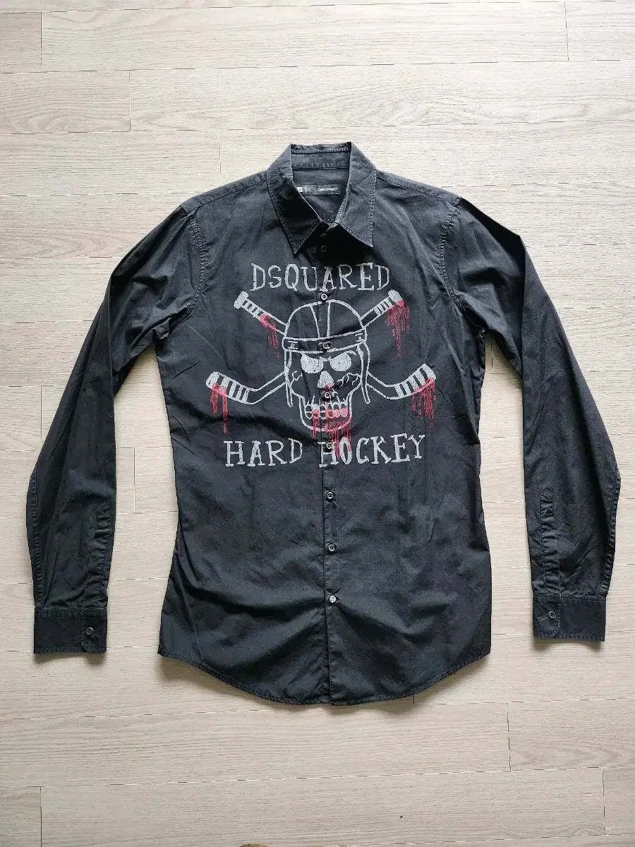 정품 디스퀘어드2 Hard Hockey Shirts-eu48